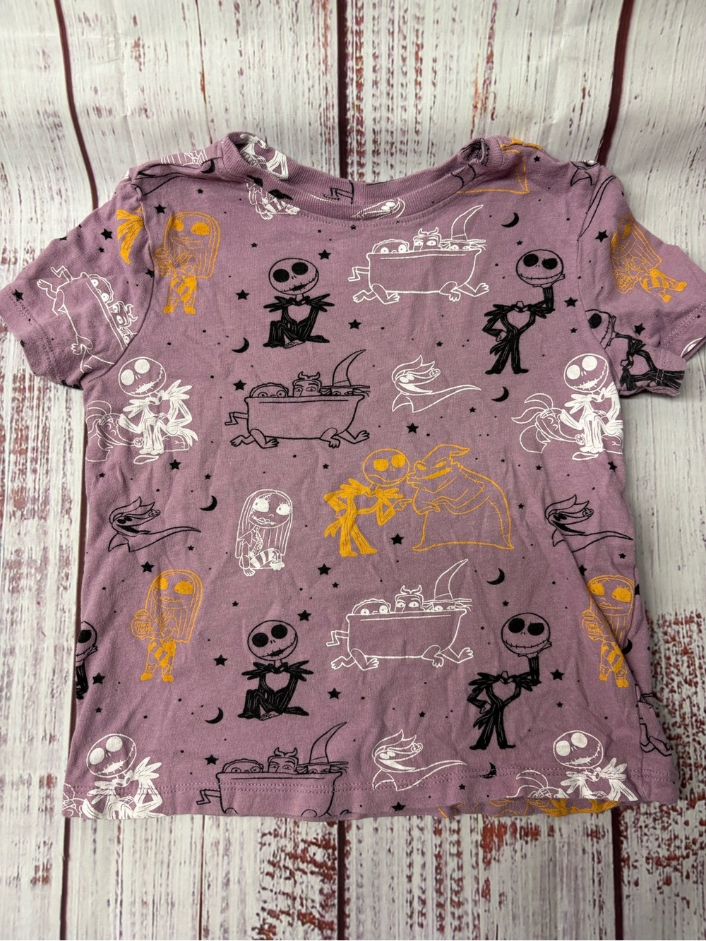 Old Navy Lavender Nightmare Before Christmas Character Tee